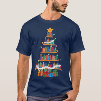 kerstbibliotheek Librarian Funny Book Lover T-shirt