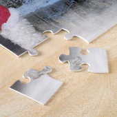 Kerstbichon Frise Dog Legpuzzel (Zijkant)