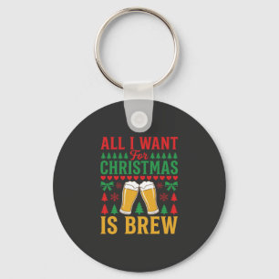 Kerstbier Alles Wat Ik Wil Is Brouwen Sleutelhanger