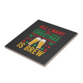 Kerstbier Alles Wat Ik Wil Is Brouwen Tegeltje (Zijkant)
