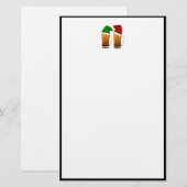 kerstbier briefpapier (Voorkant / Achterkant)