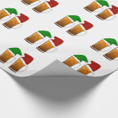 kerstbier cadeaupapier (Hoek)