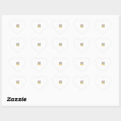 Kerstbier Grappig Vakantie Drinken Design Hart Sticker (Vel)