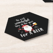 kerstbier kartonnen onderzetters (Schuin)