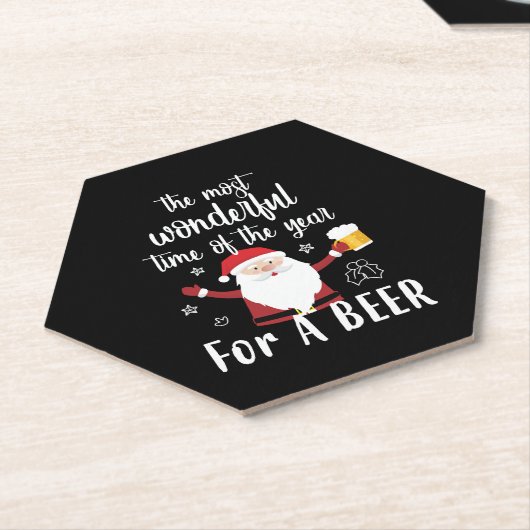 kerstbier kartonnen onderzetters (Schuin)