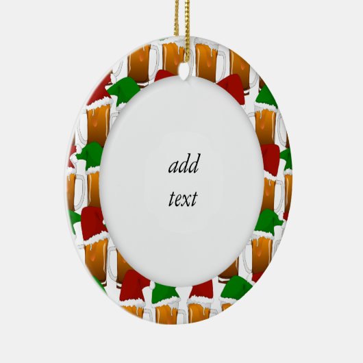 kerstbier keramisch ornament (Rechts)