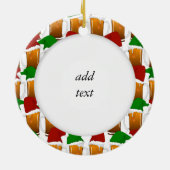 kerstbier keramisch ornament (Achterkant)