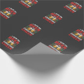 Kerstbier Kerstvreugde Kerst Drinken Cadeaupapier (Hoek)