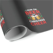 Kerstbier Kerstvreugde Kerst Drinken Cadeaupapier (Rol Hoek)