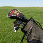Kerstbier Kerstvreugde Kerst Drinken Golfheadcover (Insitu)