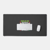 Kerstbier Kerstvreugde Vakantie Drinken Vector Bureaumat (Keyboard & Muis)
