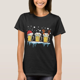 kerstbier Mokken kerstmis kerstmis met kerstcadeau T-shirt