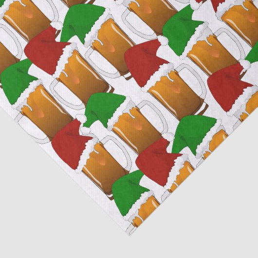 kerstbier tissuepapier (Detail)