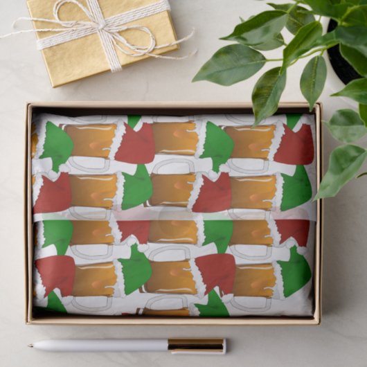 kerstbier tissuepapier (Geschenk)