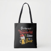 kerstbier tote bag (Voorkant)