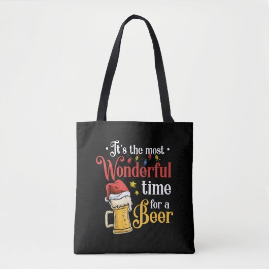 kerstbier tote bag (Voorkant)