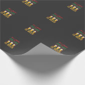 Kerstbier Vakantie Drinken Cadeaupapier (Hoek)