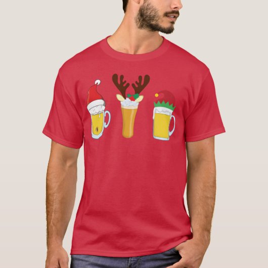 Kerstbierfeest Kerstbiercadeau T-shirt (Voorkant)