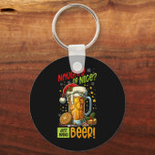 Kerstbierliefhebber Sleutelhanger (Voorkant)