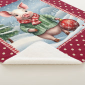 kerstbig sherpa deken (3/4)
