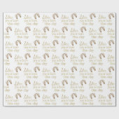 kerstbijbel is wit cadeaupapier (Vlak)