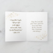 Kerstbijbel Isaiah 9:6 Prachtige raadsman Feestdagen Kaart (Binnen)