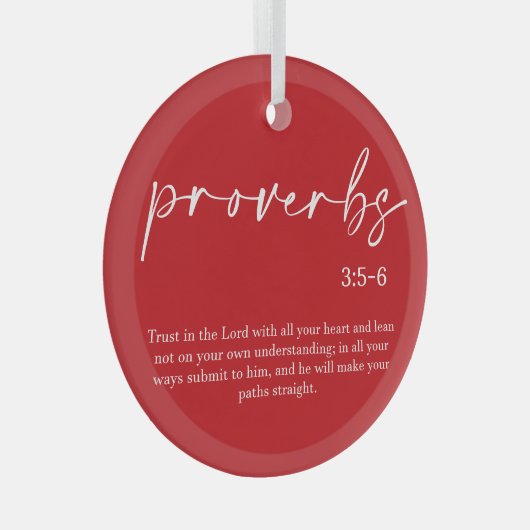 kerstbijbel Verse Glass Ornament (Voorkant Rechts)