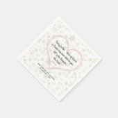 kerstbijbel Verse Messiah Gold Heart Servet (Hoek)