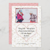 Kerstbijbel Verse Messiah-serie Foto Feestdagenkaart (Voorkant / Achterkant)