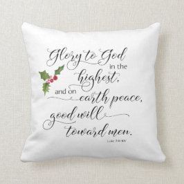 Kerstbijbel Verse Pillow Kussen