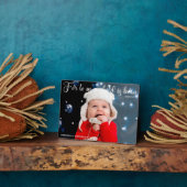 kerstbijbel Verse prachtige, aangepaste Baby foto Fotoplaat (Zijkant)