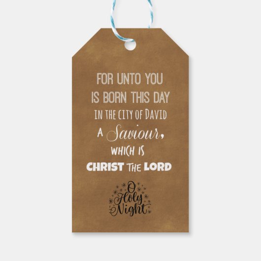 kerstbijbelversie cadeaulabel (Achterkant)