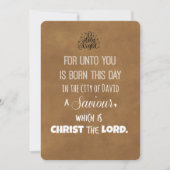 kerstbijbelversie feestdagenkaart (Voorkant)