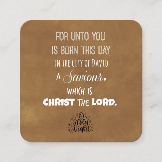 kerstbijbelversie informatiekaartje (Voorkant)