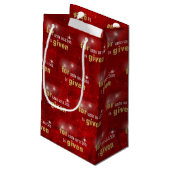 kerstbijbelversie klein cadeauzakje (Achterkant Gekanteld)