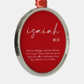 kerstbijbelversie metalen ornament (Rechts)