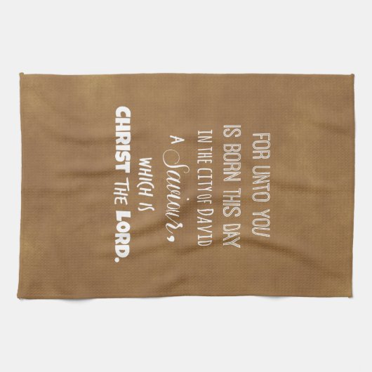 kerstbijbelversie theedoek (Horizontaal)