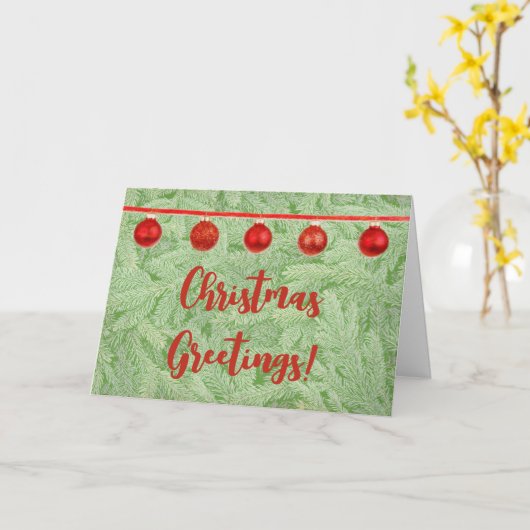 kerstbijkantoren Wenskaart Kaart (Gele Bloem)