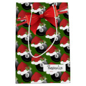 KerstBilliardbeugel Medium Cadeauzakje (Voorkant)