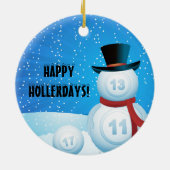 Kerstbingo Ornament (Achterkant)