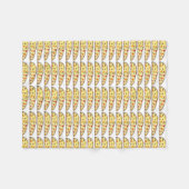 Kerstbiscotti Italiaans dessert Pastry Fleece Deken (Voorkant (Horizontaal))