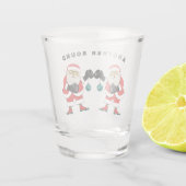 kerstblaasglas shot glas (Achterkant)