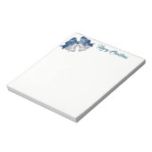 Kerstblaasjes met Notitieblok-zilver Notitieblok (Linkerzijde)