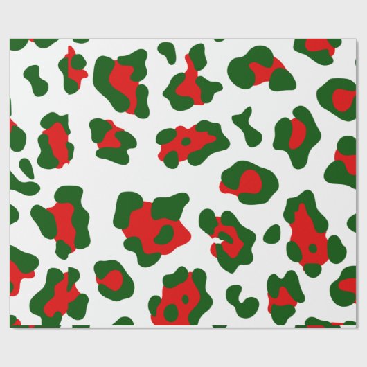 kerstblad cadeaupapier (Vlak)