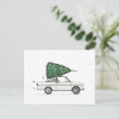 Kerstblad Daf 66 Briefkaart (Staand voorkant)