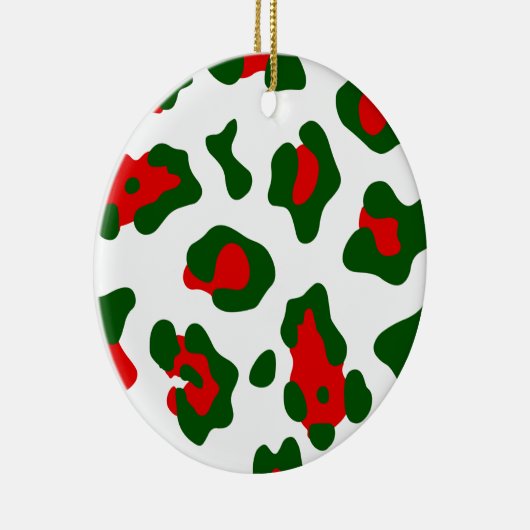 kerstblad keramisch ornament (Rechts)