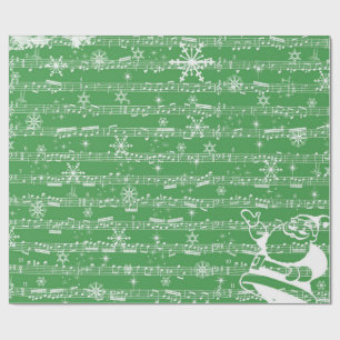 kerstblad met groen kerstblad cadeaupapier