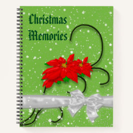 kerstblad notitieboek