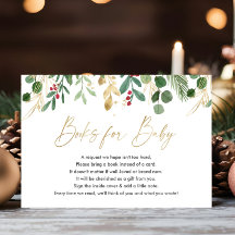 Kerstbladelegante boeken voor baby