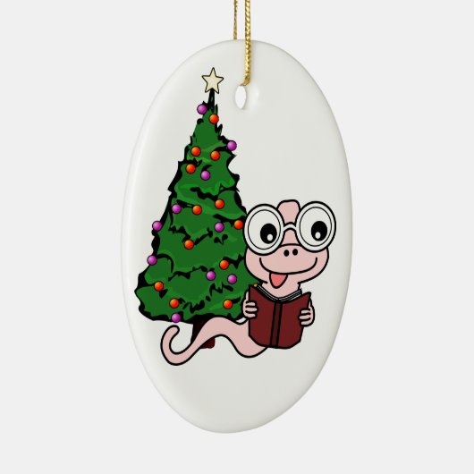 Kerstbladwijzer Keramisch Ornament (Rechts)